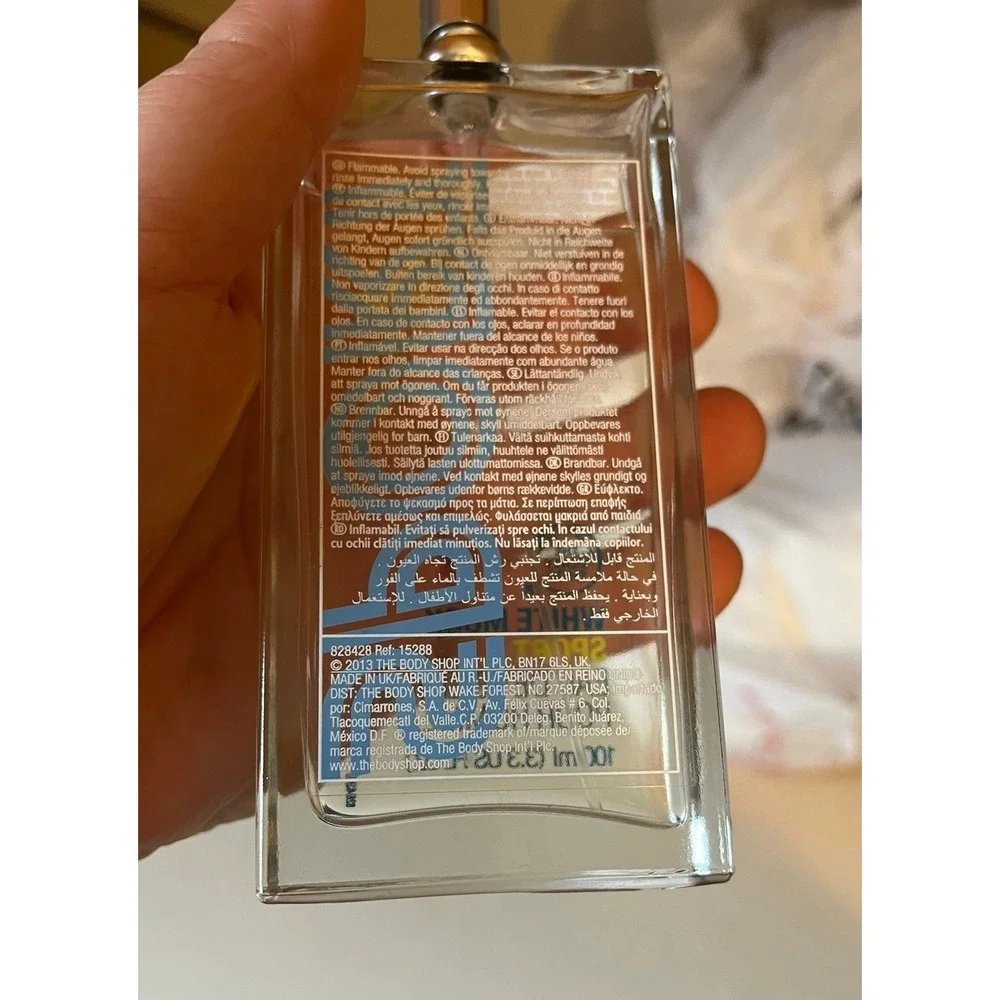 RARE Original 2013 The Body Shop White Musk Sport Men's Eau‎ de Toillete 3.3 OZ